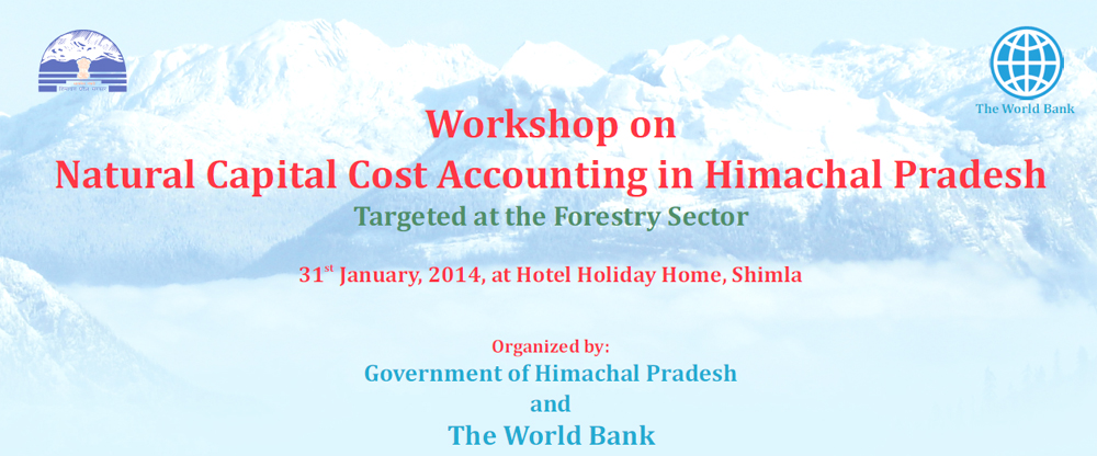Workshop on Natural Capital Cost Accounting in Himachal Pradesh at Hotel Holiday Home, Shimla 1 image 
