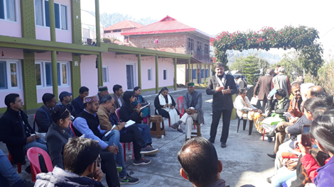 Capacity building of Media Persons on Climate Change Adaptive Capacity during field visit at Dhamun Panchayat, Shimla Capacity building of Media Persons on Climate Change Adaptive Capacity during field visit at Dhamun Panchayat, Shimla 1