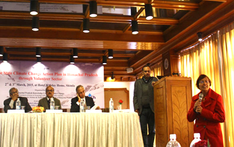 Workshop on localize the state climate change action plan in hp through volunteer sector 3 photo